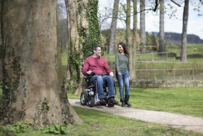 Elektrorollstuhl Invacare Kite Anwendungsbeispiel